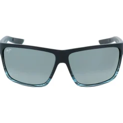 Clearance Lunettes de soleil Alenuihaha Grey Black Stripe Gris Neutre Mineral Superthin Femme Lunettes Femme|Lunettes Polarisées