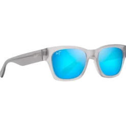 Hot Lunettes de soleil Valley Isle Gris Translucide Blue Hawaii Mineral Superthin Femme Lunettes Femme|Lunettes Polarisées