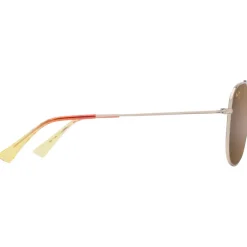 Lunettes Femme|Lunettes Polarisées<Maui Jim Lunettes de soleil Hauoli XL Doré Clair Bbrillant Orange Jaune Bronze HCL MauiPure