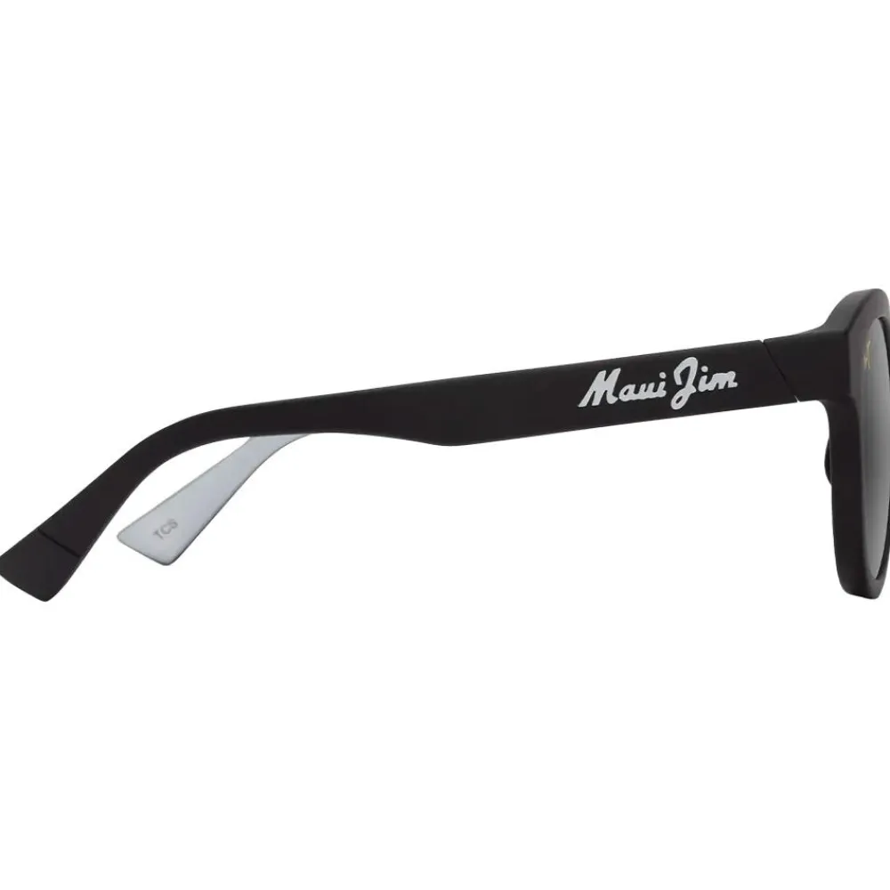 New Lunettes de soleil Ihupani Asian Fit Noir Mat Gris Neutre MauiPure Femme Lunettes Polarisées|Lunettes Femme