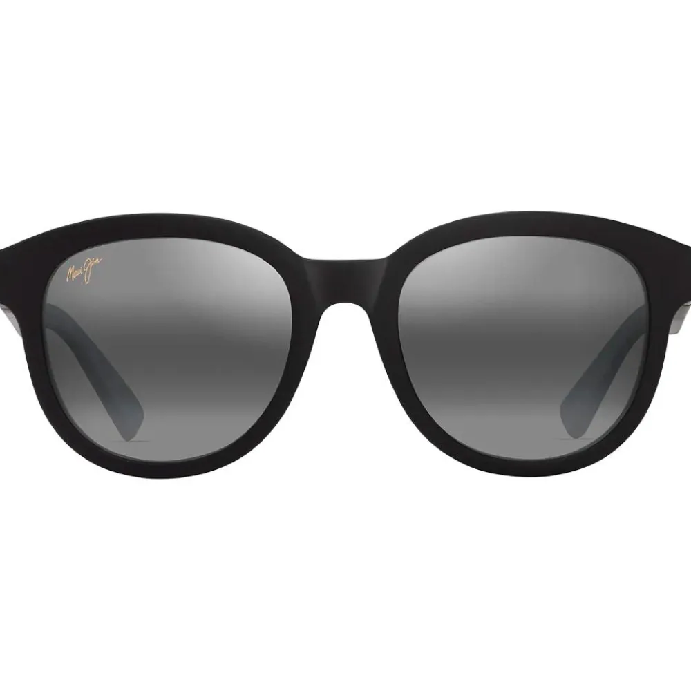 New Lunettes de soleil Ihupani Asian Fit Noir Mat Gris Neutre MauiPure Femme Lunettes Polarisées|Lunettes Femme