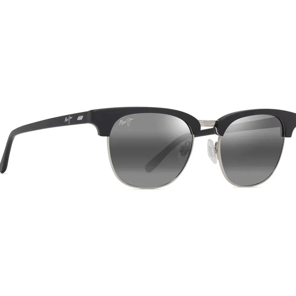 Lunettes Femme|Lunettes Polarisées<Maui Jim Lunettes de soleil Holomua Matte Black Neutral Grey Mineral Superthin