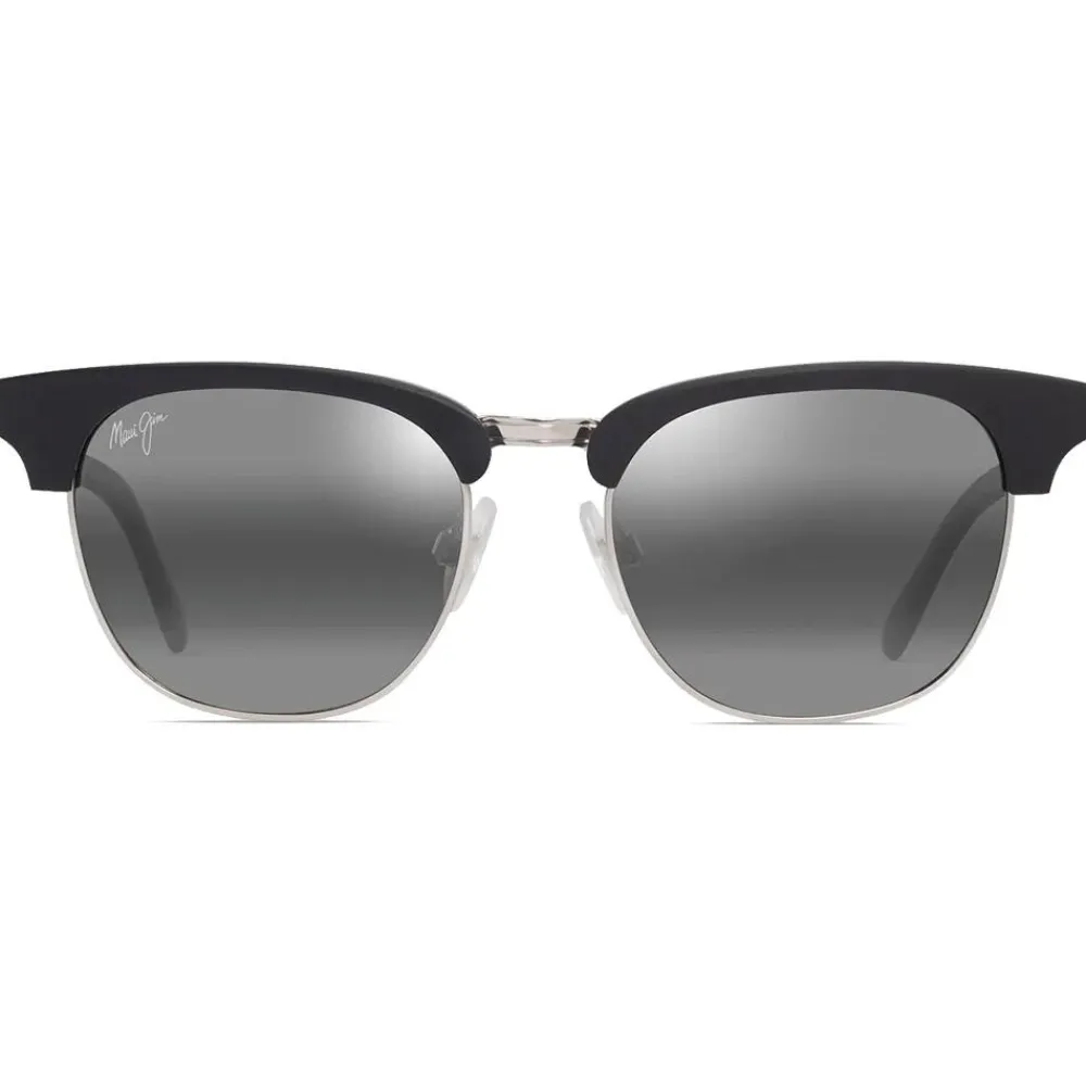 Lunettes Femme|Lunettes Polarisées<Maui Jim Lunettes de soleil Holomua Matte Black Neutral Grey Mineral Superthin