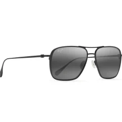 Clearance Lunettes de soleil Beaches Matte black Grey Maui Brilliant Bi-Gradient Grey Lunettes Polarisées