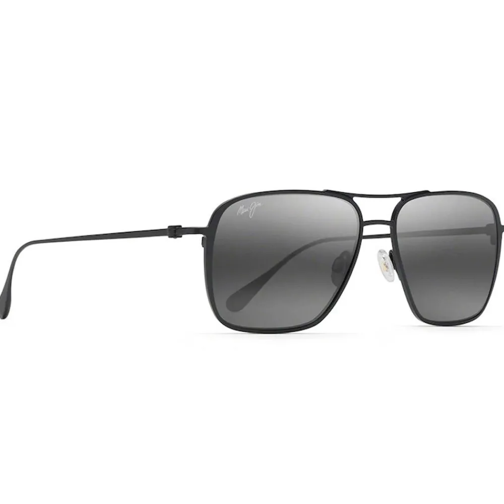 Clearance Lunettes de soleil Beaches Matte black Grey Maui Brilliant Bi-Gradient Grey Lunettes Polarisées