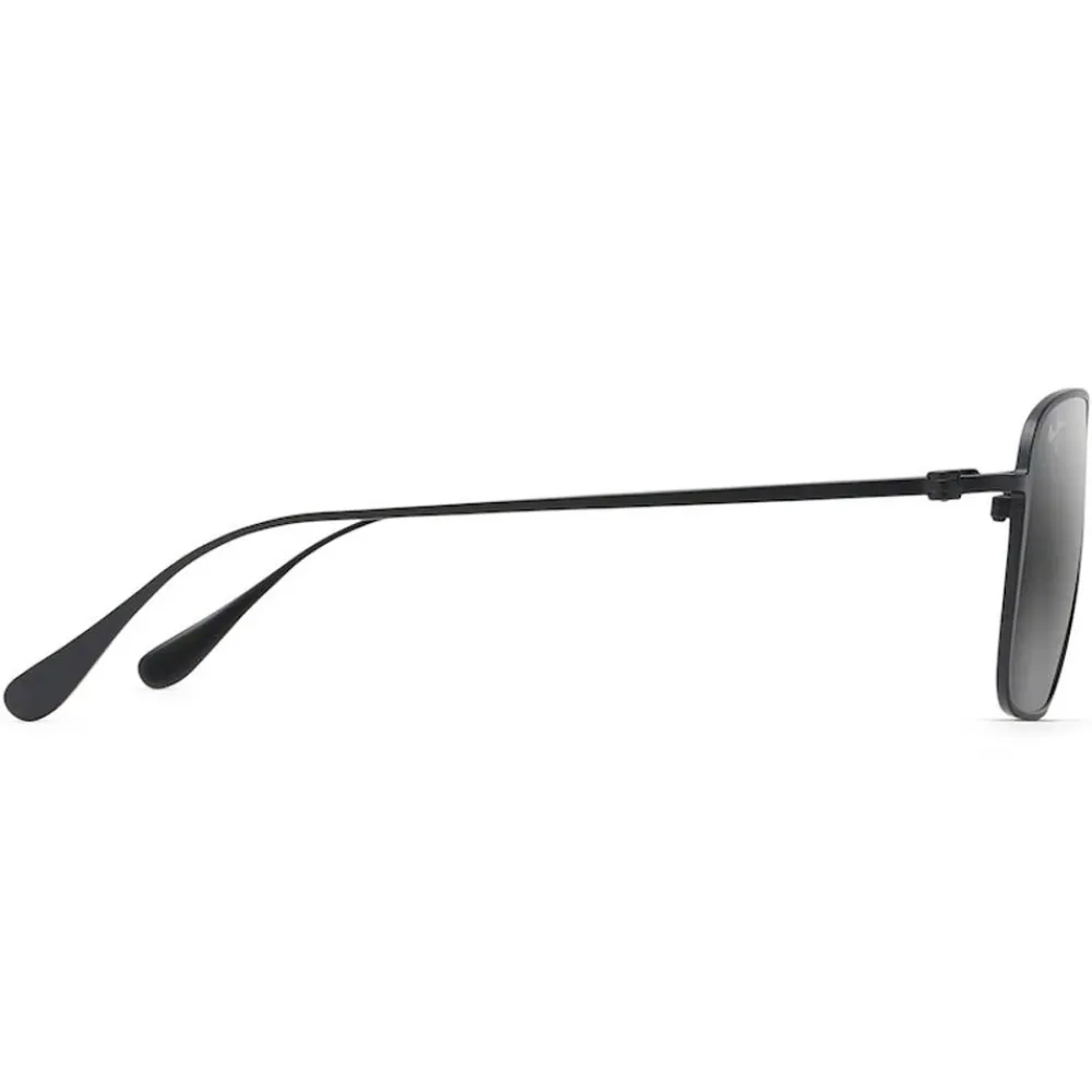 Clearance Lunettes de soleil Beaches Matte black Grey Maui Brilliant Bi-Gradient Grey Lunettes Polarisées
