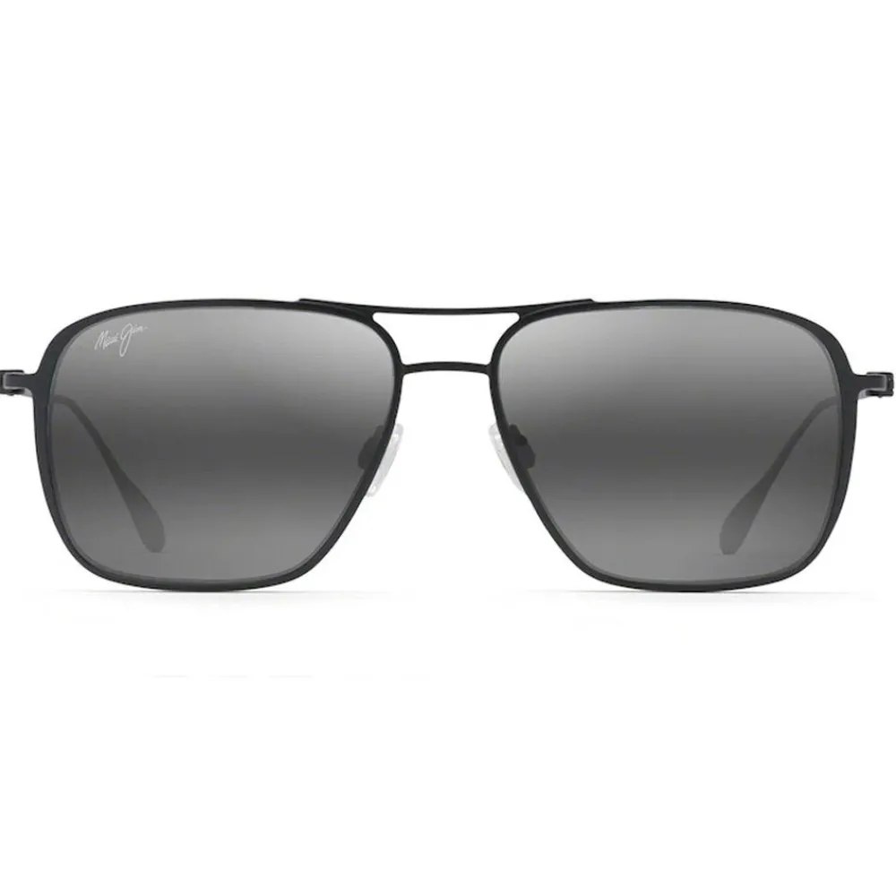 Clearance Lunettes de soleil Beaches Matte black Grey Maui Brilliant Bi-Gradient Grey Lunettes Polarisées
