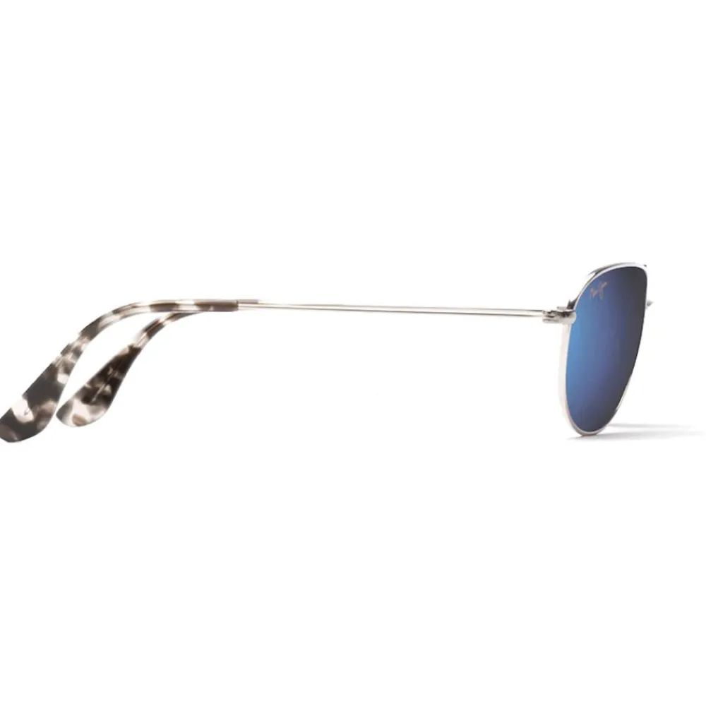 Lunettes Femme|Lunettes Polarisées<Maui Jim Lunettes de soleil Baby Beach Silver Blue Hawaii Mauipure