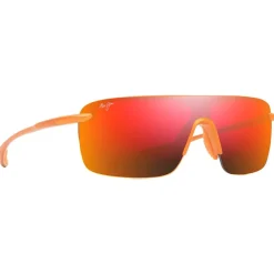 Outlet Lunettes de soleil Palulu Metal Matte Orange Hawaii Lava MauiBrilliant Femme Lunettes Femme|Lunettes Homme