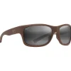 Lunettes Femme|Lunettes Polarisées<Maui Jim Lunettes de soleil Ano Nui Matte Brown Neutral Grey Mineral Superthin
