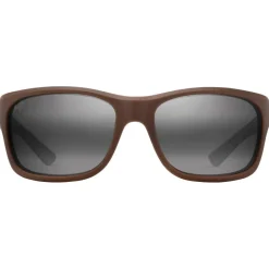 Lunettes Femme|Lunettes Polarisées<Maui Jim Lunettes de soleil Ano Nui Matte Brown Neutral Grey Mineral Superthin