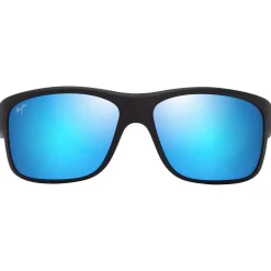 Sale Lunettes de soleil Southern Cross Noir Mat Bleu Bleu Hawai Minéral Superthin Femme Lunettes Femme|Lunettes Polarisées