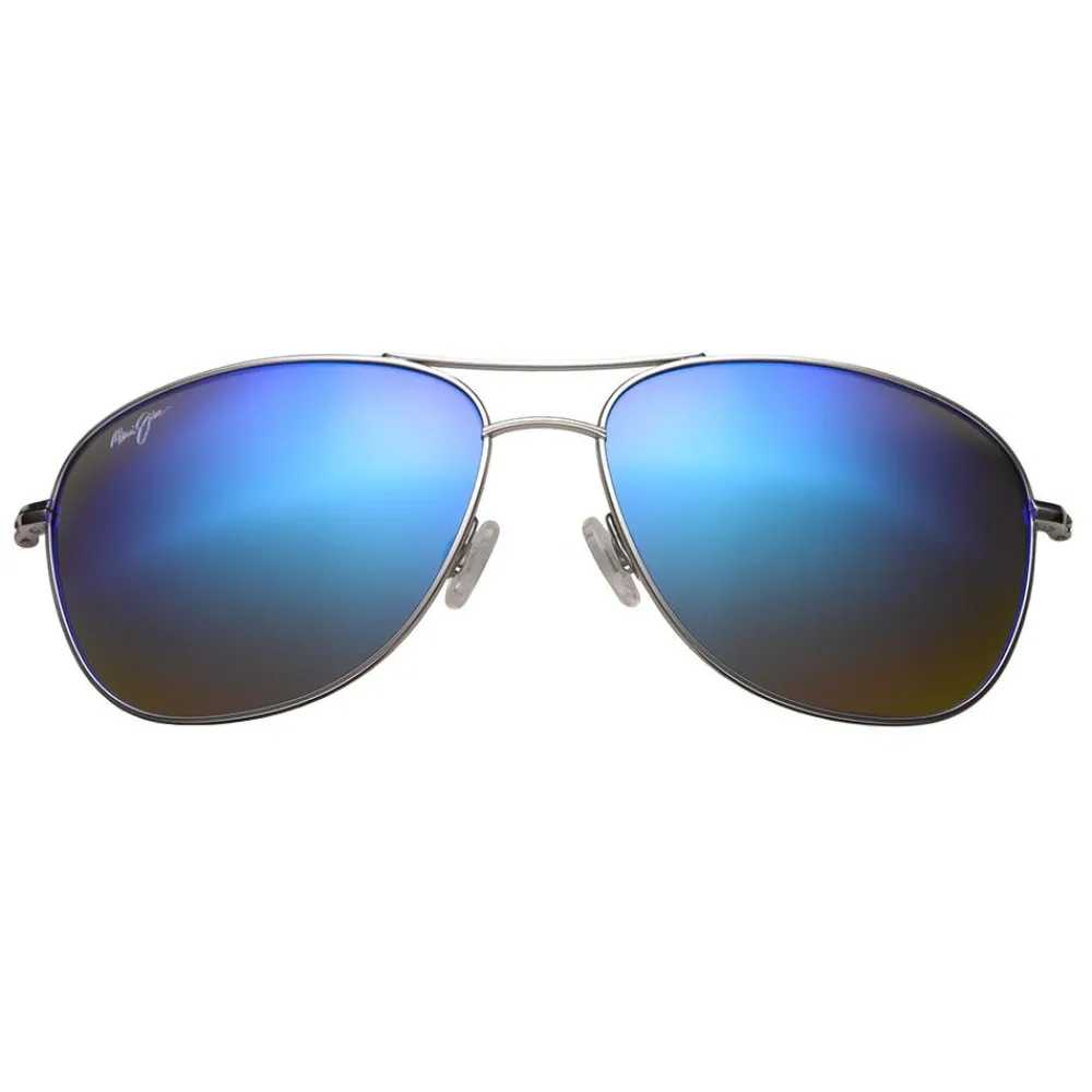 Sale Lunettes de soleil Cliff House Silver Blue Hawaii Femme Lunettes Femme|Lunettes Polarisées
