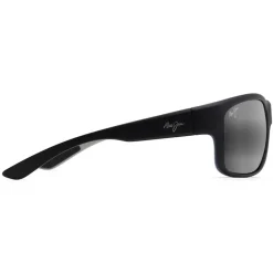 Lunettes Polarisées|Lunettes Femme<Maui Jim Lunettes de soleil Southern Cross Soft Black with Sea Blue and Grey Neutral Grey