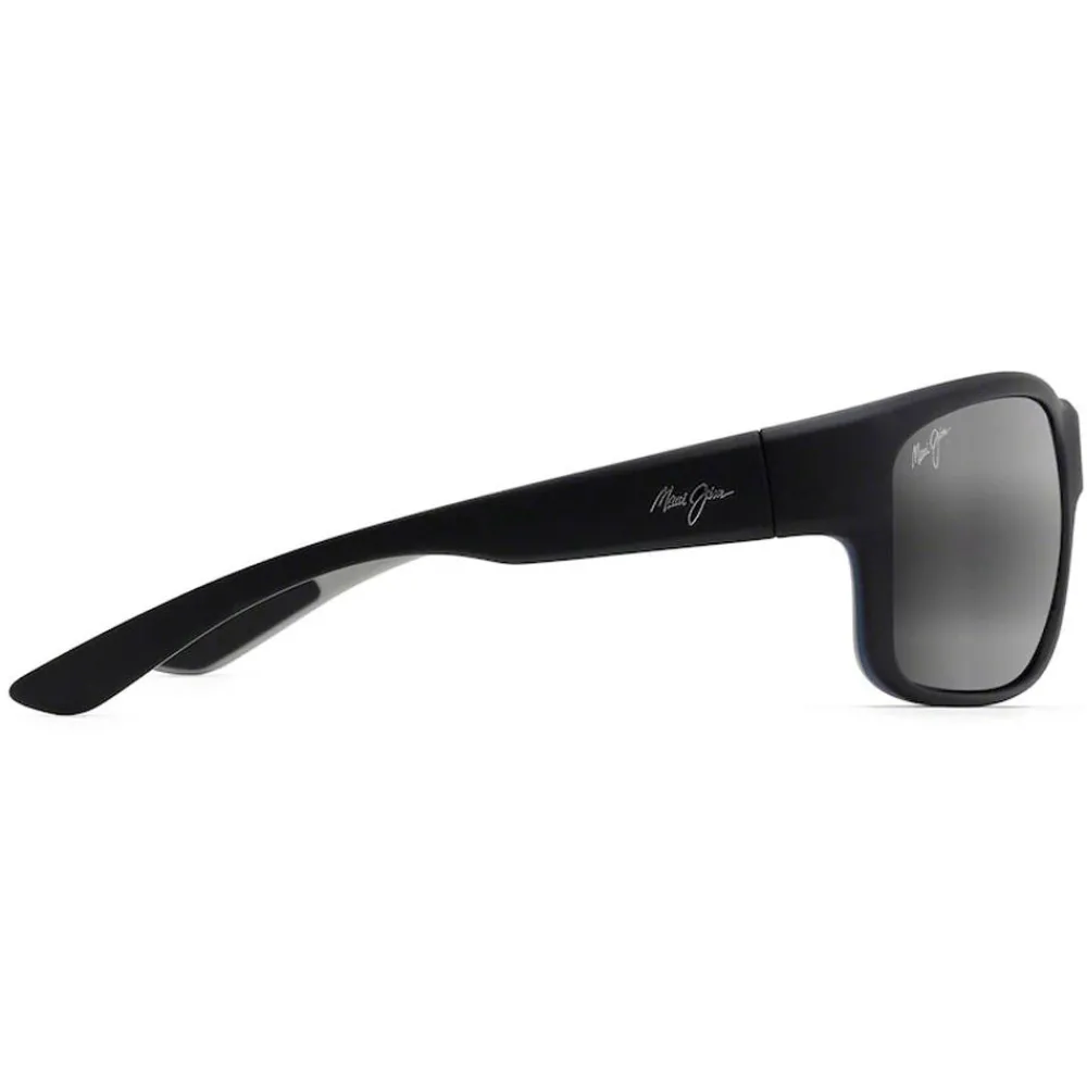Lunettes Polarisées|Lunettes Femme<Maui Jim Lunettes de soleil Southern Cross Soft Black with Sea Blue and Grey Neutral Grey