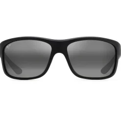 Lunettes Polarisées|Lunettes Femme<Maui Jim Lunettes de soleil Southern Cross Soft Black with Sea Blue and Grey Neutral Grey