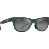 Online Lunettes de soleil Kapeau Metal Matte Green Neutral Grey Mineral Superthin Femme Lunettes Femme|Lunettes Polarisées