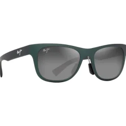 Online Lunettes de soleil Kapeau Metal Matte Green Neutral Grey Mineral Superthin Femme Lunettes Femme|Lunettes Polarisées