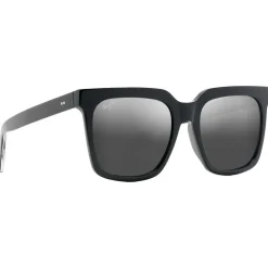 Clearance Lunettes de soleil Rooftops Noir Cristal Dual Mirror Argent Noir Mineral Superthin Femme Lunettes Femme|Lunettes Polarisées