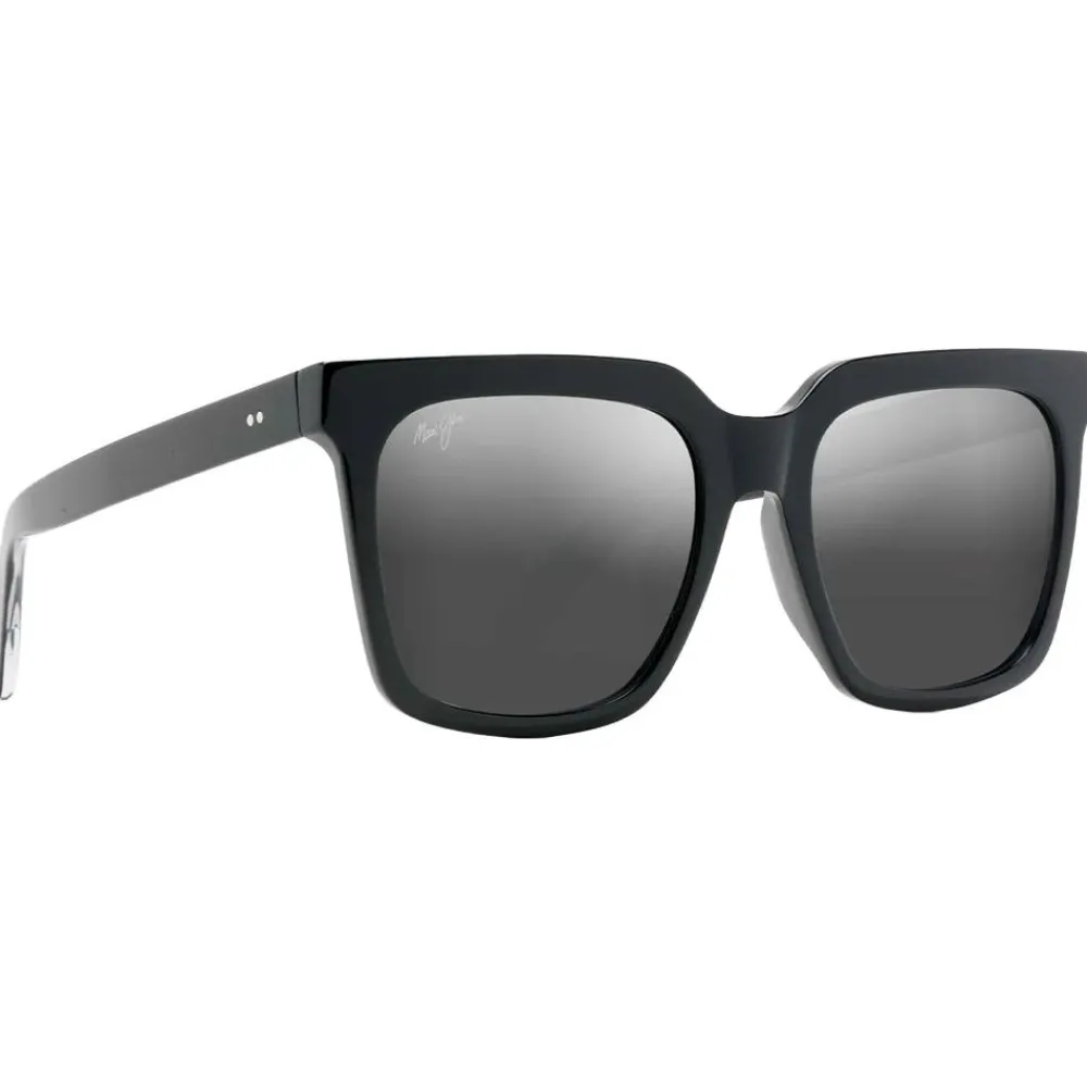 Clearance Lunettes de soleil Rooftops Noir Cristal Dual Mirror Argent Noir Mineral Superthin Femme Lunettes Femme|Lunettes Polarisées