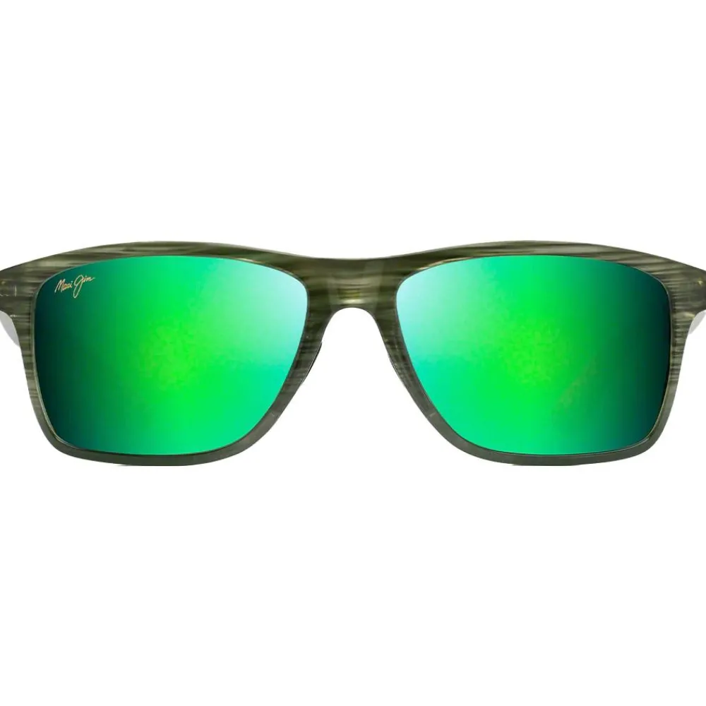 Lunettes Polarisées<Maui Jim Lunettes de soleil Onshore Olive Dégradé MauiGreen Minéral SuperThin