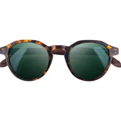 Discount Lunettes de soleil Green Wood Tortoise Wood Grey Polarized Femme Lunettes Femme|Lunettes Polarisées