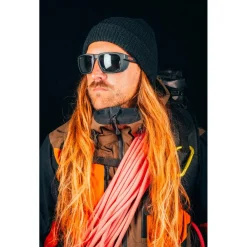 Clearance Lunettes de soleil Santo Black Black Grey Cat.3 Polarized Lunettes Polarisées