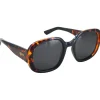 Lunettes Femme|Lunettes Polarisées<Moken Vision Lunettes de soleil April Black Tortoise Grey Cat.3 Polarized