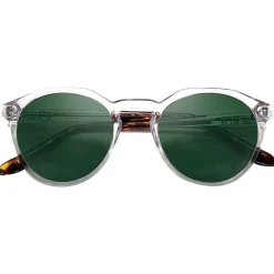 Lunettes Polarisées<Moken Vision Lunettes de soleil Leon Crystal Tortoise Green Cat.3 Polarized