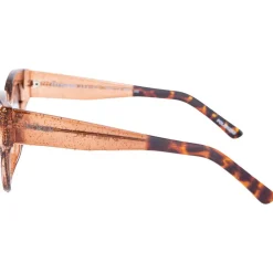 Lunettes Femme|Lunettes Polarisées<Moken Vision Lunettes de soleil Monroe Glitter Sand Grey Cat.3 Gradient Lens