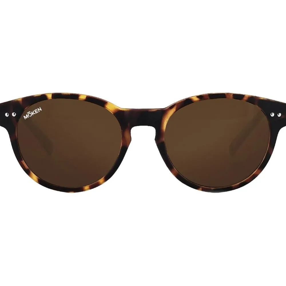 Lunettes Enfant<Moken Vision Lunettes de soleil Roundy Tortoise Grey