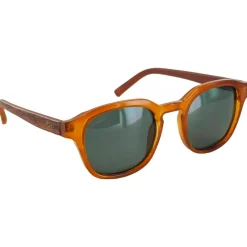 Best Lunettes de soleil Krafter Mustard Wood Green Cat.3 Polarized Femme Lunettes Femme|Lunettes Polarisées