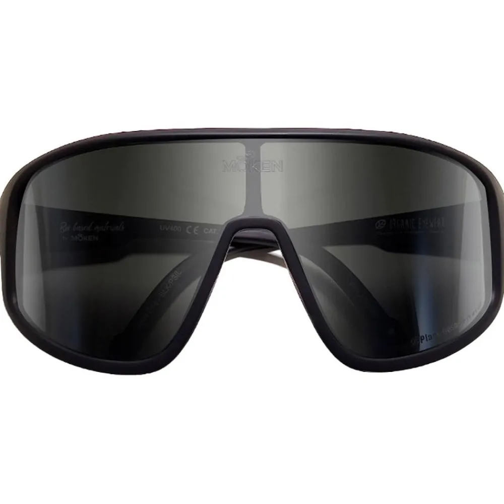Lunettes Trail|Lunettes Trail-Running<Moken Vision Lunettes de soleil Rockett Black Grey Silver Polarized