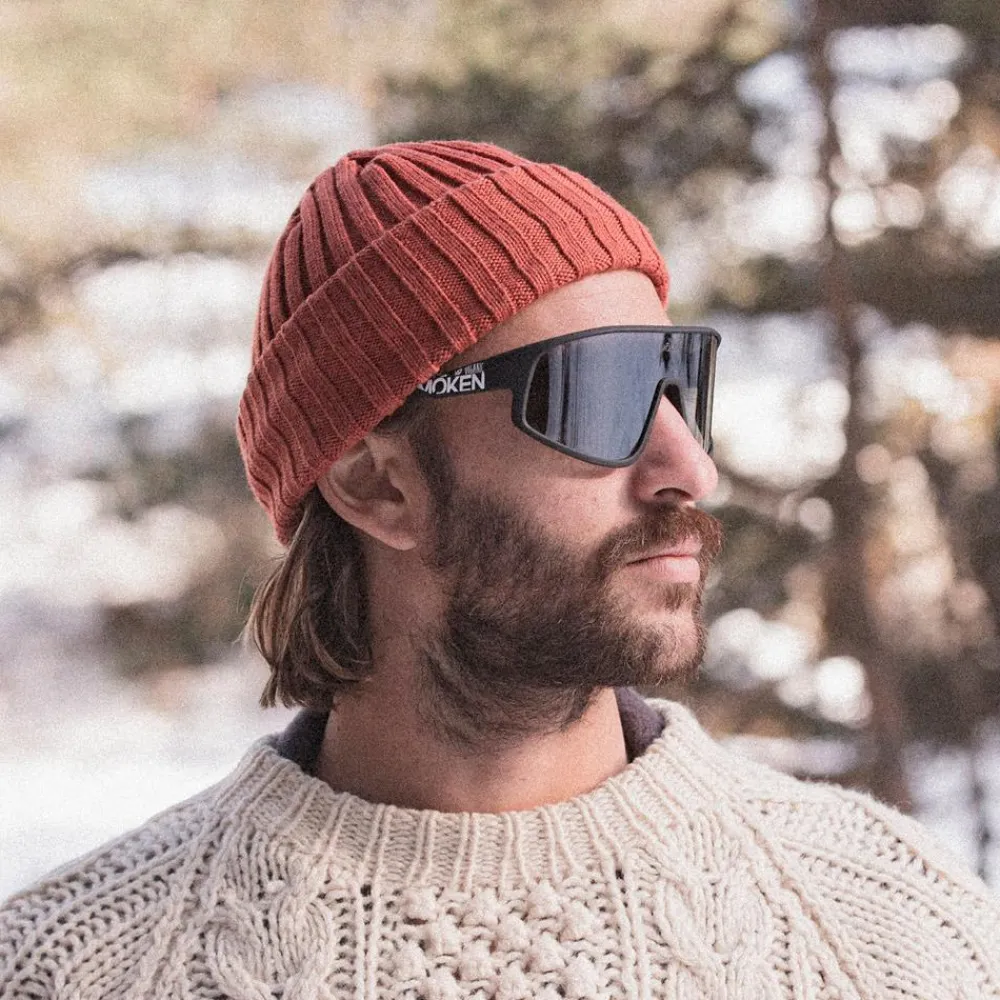 Lunettes Trail|Lunettes Trail-Running<Moken Vision Lunettes de soleil Rockett Black Grey Silver Polarized