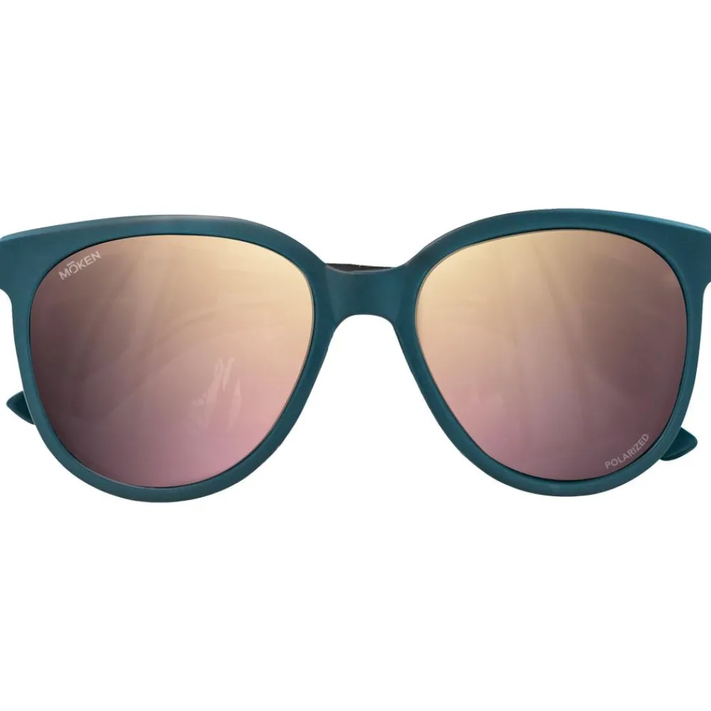 Lunettes Femme|Lunettes Polarisées<Moken Vision Lunettes de soleil Lina Blue Pink Cat.3 Polarized