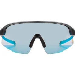 Lunettes de soleil Kjarr Dark Grey Translucide Smoke Cx Blue White Revo Femme Lunettes Femme