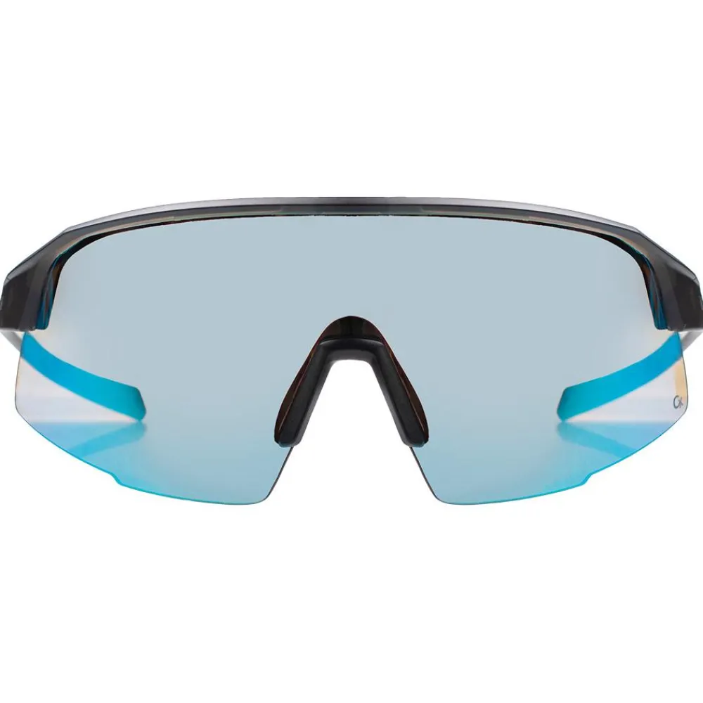 Lunettes de soleil Kjarr Dark Grey Translucide Smoke Cx Blue White Revo Femme Lunettes Femme