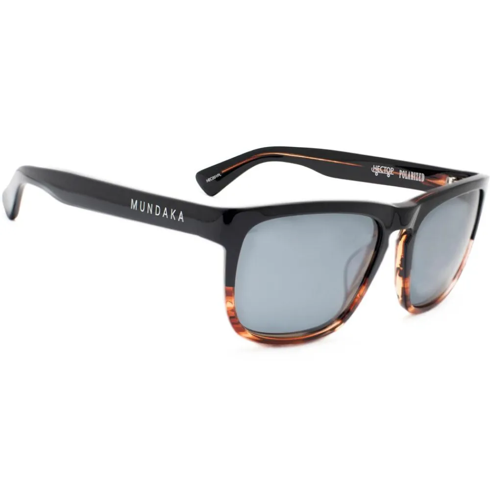 Lunettes Polarisées<Mundaka Optic Lunettes de soleil Hectop Black Brown Tortoise Smoke Polarized
