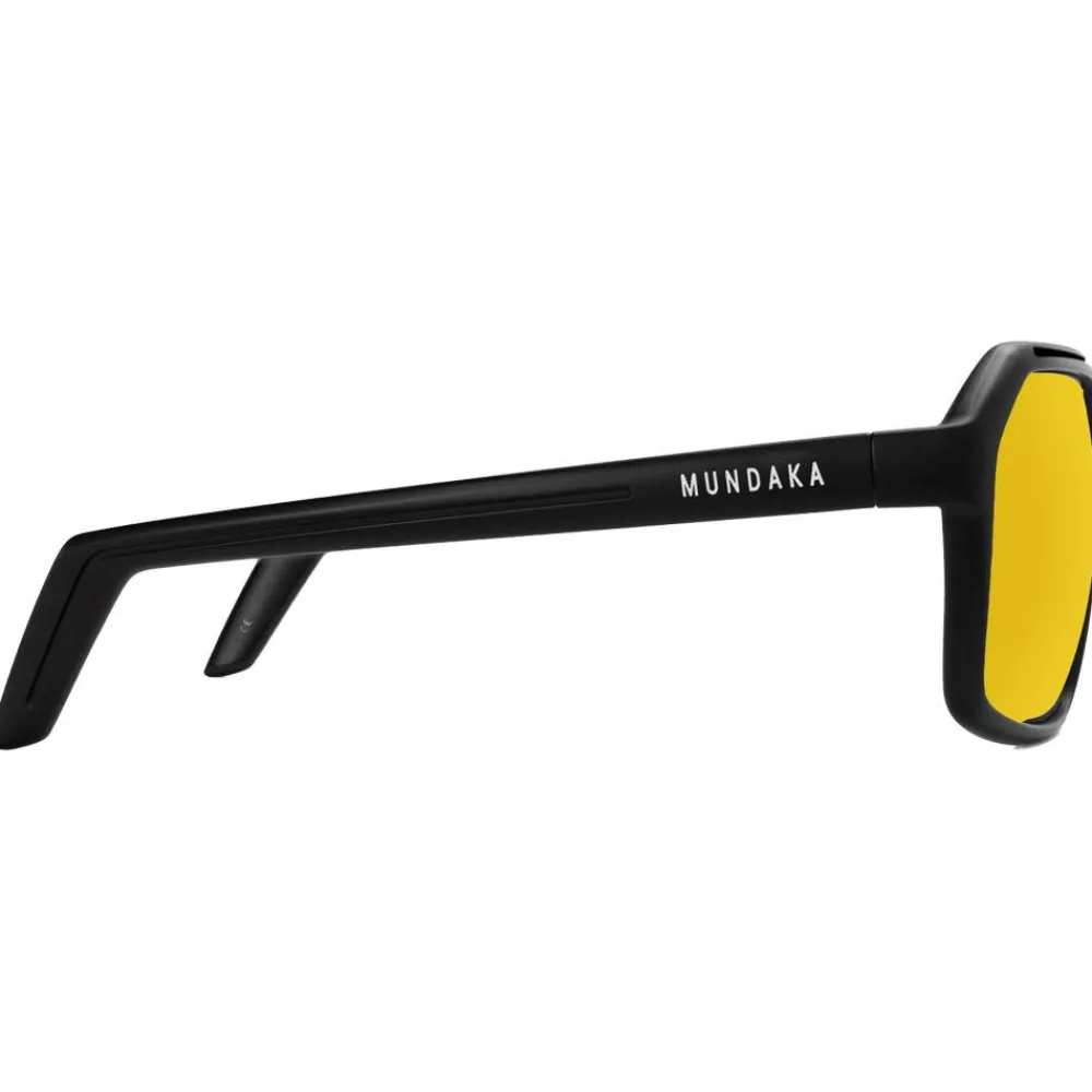 Lunettes Polarisées<Mundaka Optic Lunettes de soleil Anakao Matte Black Smoke Orange Revo Cx Polarized
