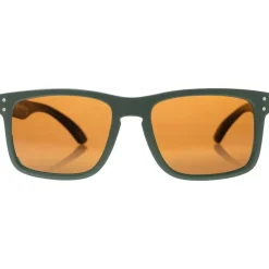 Lunettes Polarisées|Lunettes Homme<Mundaka Optic Lunettes de soleil Pozz' Mat Dark Green Brown Polarized
