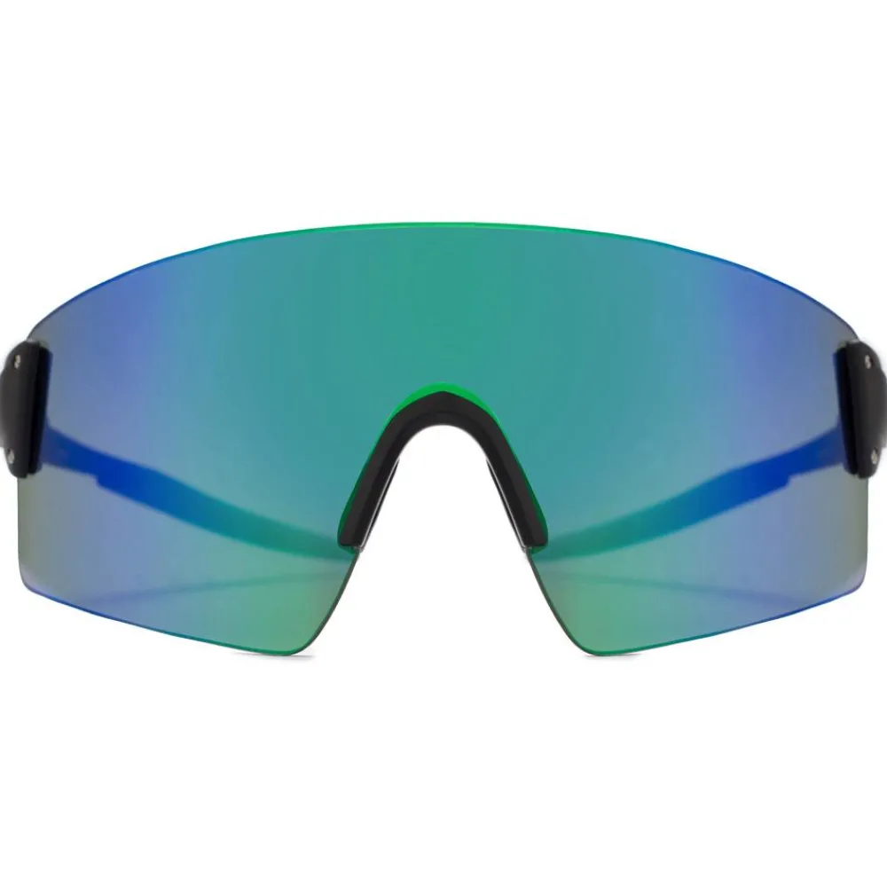 Lunettes Trail|Lunettes Trail-Running<Mundaka Optic Lunettes de soleil Ai1 Matte Black Smoke Green Revo
