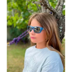 Lunettes Enfant<Mundaka Optic Lunettes de soleil Eagle Bleu Matte Gris Smoke