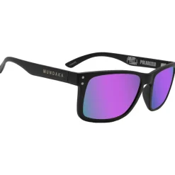 Outlet Lunettes de soleil Pozz' Black Matte Smoke Purple Revo Cx Polarized Homme Lunettes Homme|Lunettes Polarisées