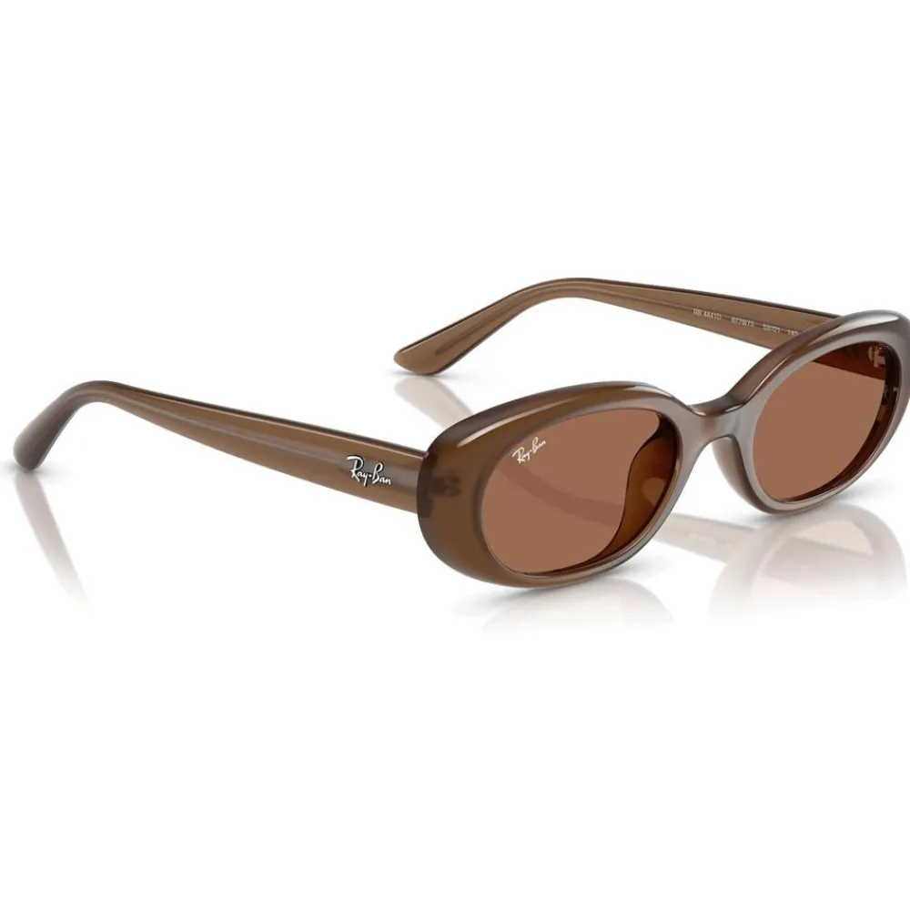 Lunettes Femme<Ray Ban Lunettes de soleil RB4441D Matte Brown Opaline Dark Brown