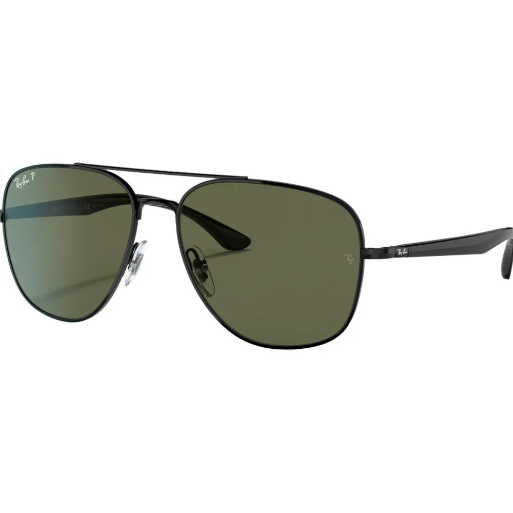 Lunettes Femme|Lunettes Polarisées<Ray Ban Lunettes de soleil RB3683 Polished Black Green G-15 Polar