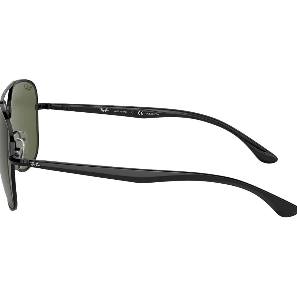 Lunettes Femme|Lunettes Polarisées<Ray Ban Lunettes de soleil RB3683 Polished Black Green G-15 Polar