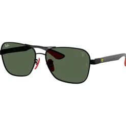 Lunettes Femme<Ray Ban Lunettes de soleil RB8336M Scuderia Ferrari Collection Matte Black Matte Dark Green