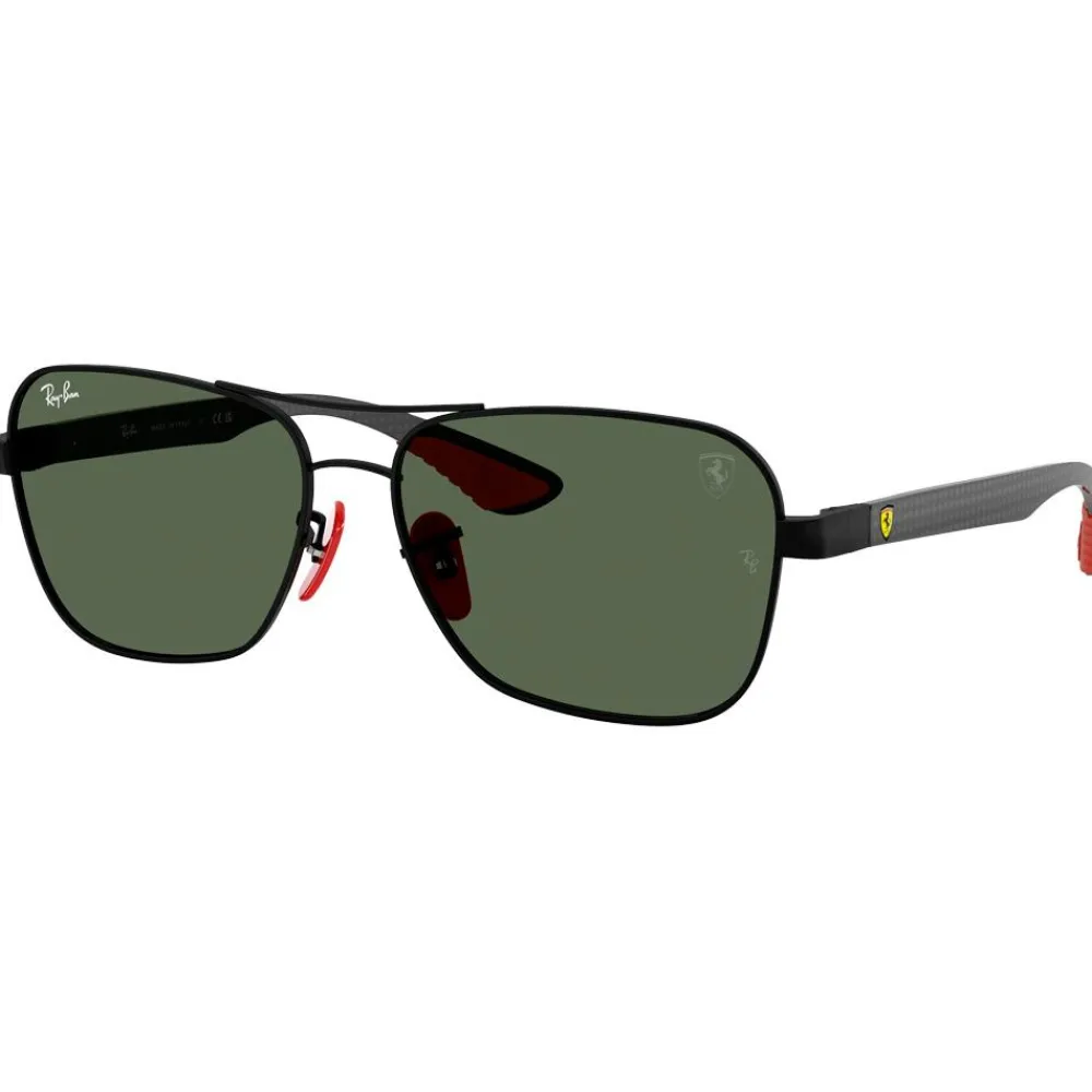 Lunettes Femme<Ray Ban Lunettes de soleil RB8336M Scuderia Ferrari Collection Matte Black Matte Dark Green