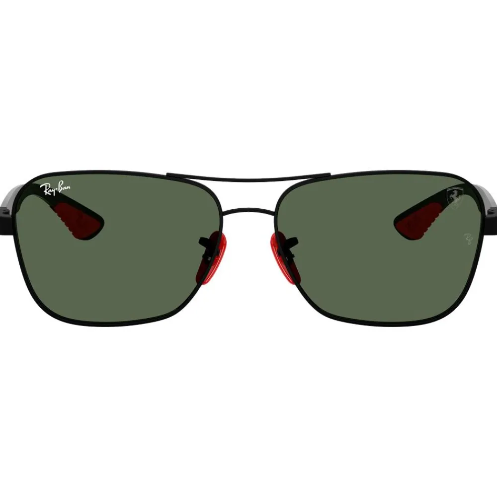 Lunettes Femme<Ray Ban Lunettes de soleil RB8336M Scuderia Ferrari Collection Matte Black Matte Dark Green