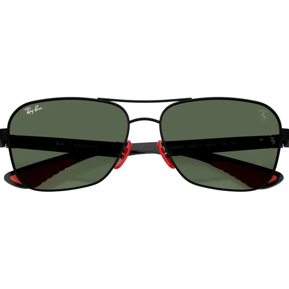 Lunettes Femme<Ray Ban Lunettes de soleil RB8336M Scuderia Ferrari Collection Matte Black Matte Dark Green